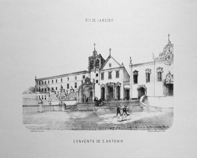 Convent of Santo Antônio do Largo da Carioca in Rio de Janeiro by P. G. Bertichem